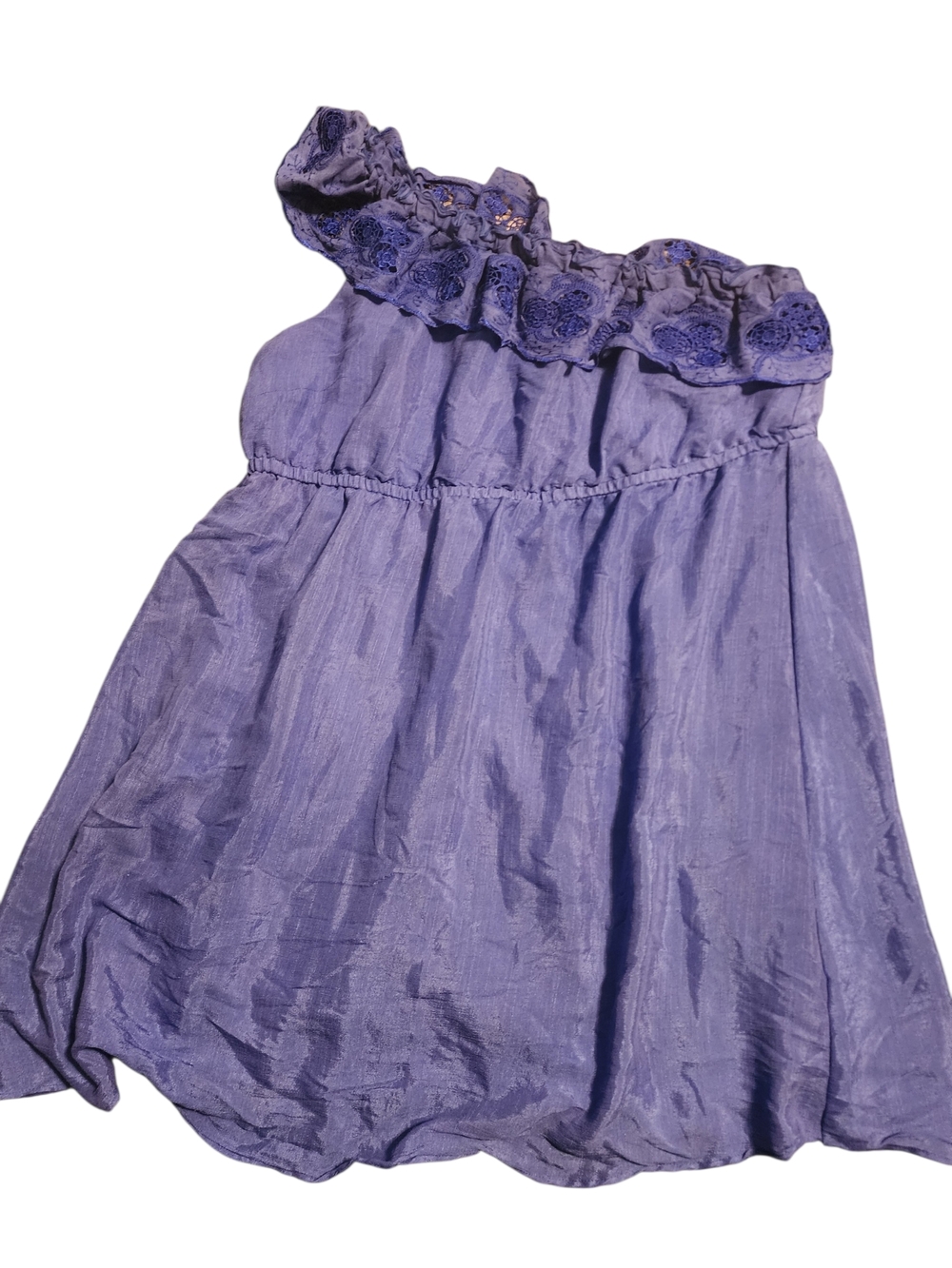 Lane Bryant One-Shoulder Ruffle Dress